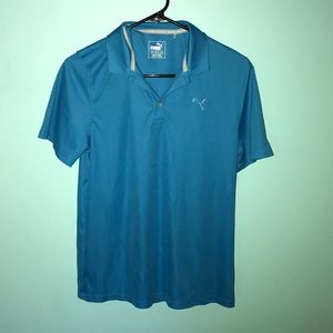 Blue boys puma polo